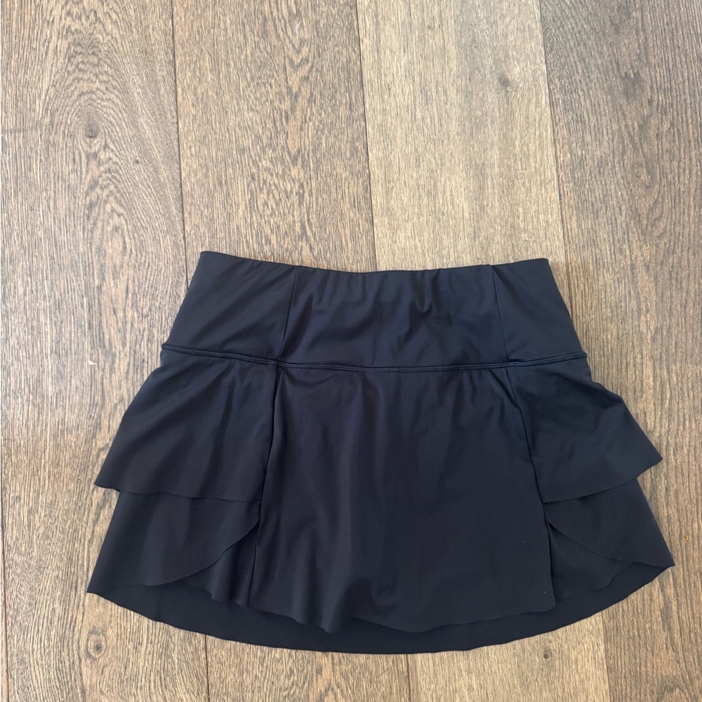 Athleta Black Layered Skort